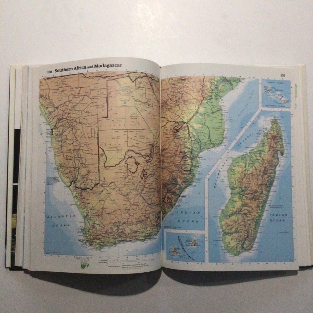 Atlas of the World by Rand McNally Maps Hardcover Book - Picture 8 of 11